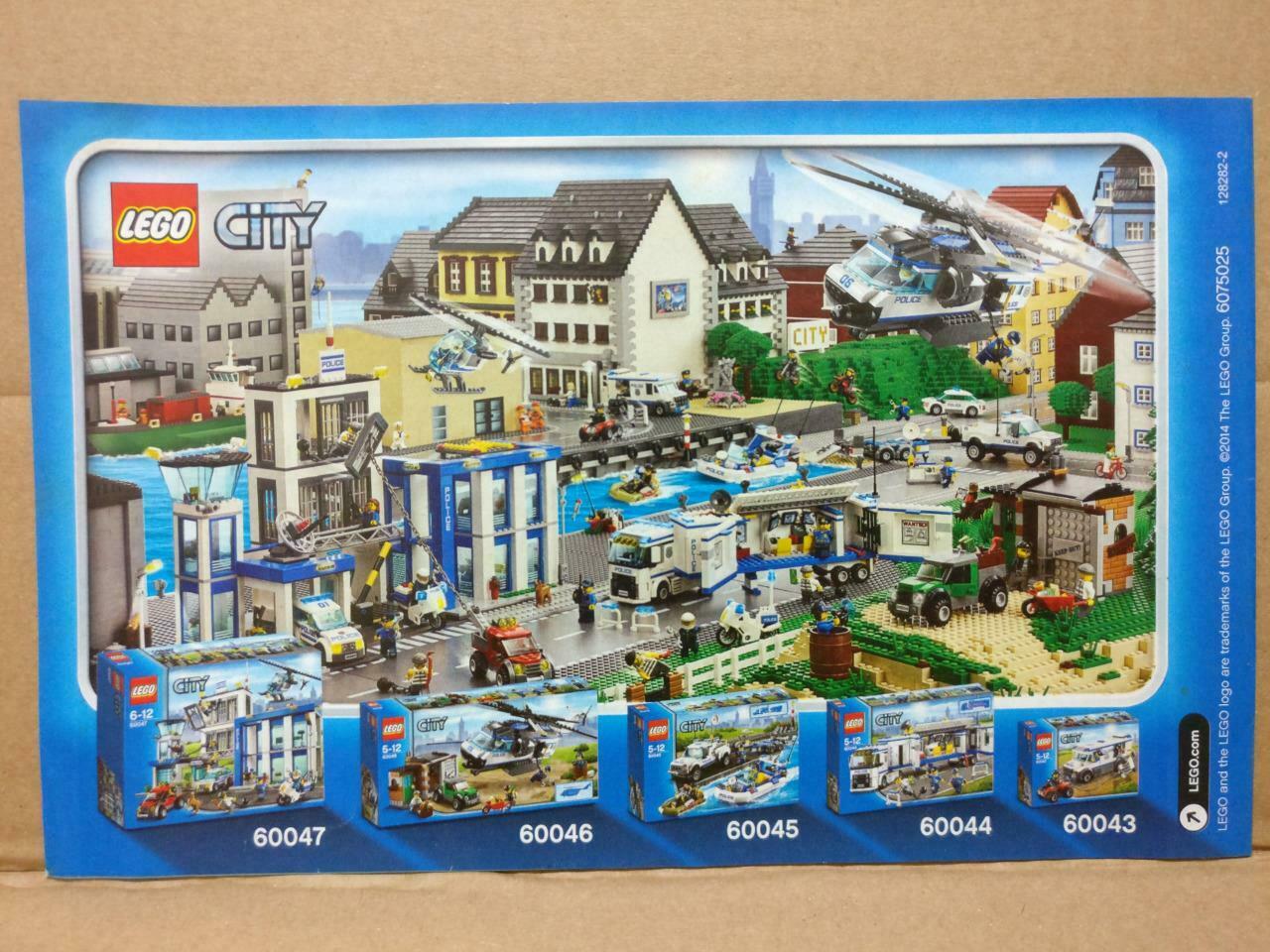 LEGO No. 60048 (1) City Manual Instructions Catalog Booklet (LG017)