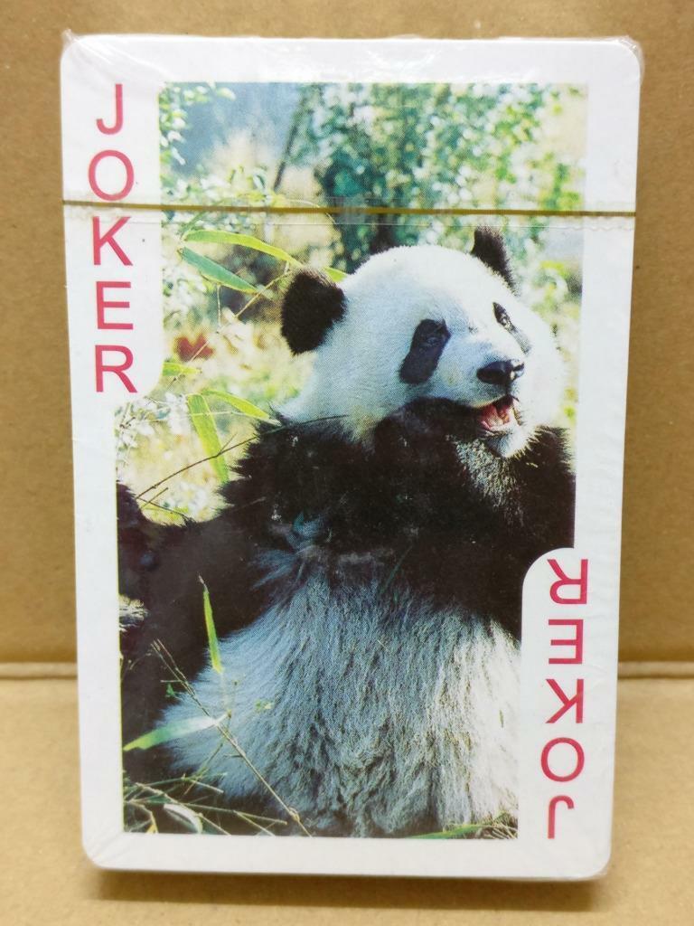 Unused Rare Giant Panda Poker Playing Cards Souvenir (A1974)