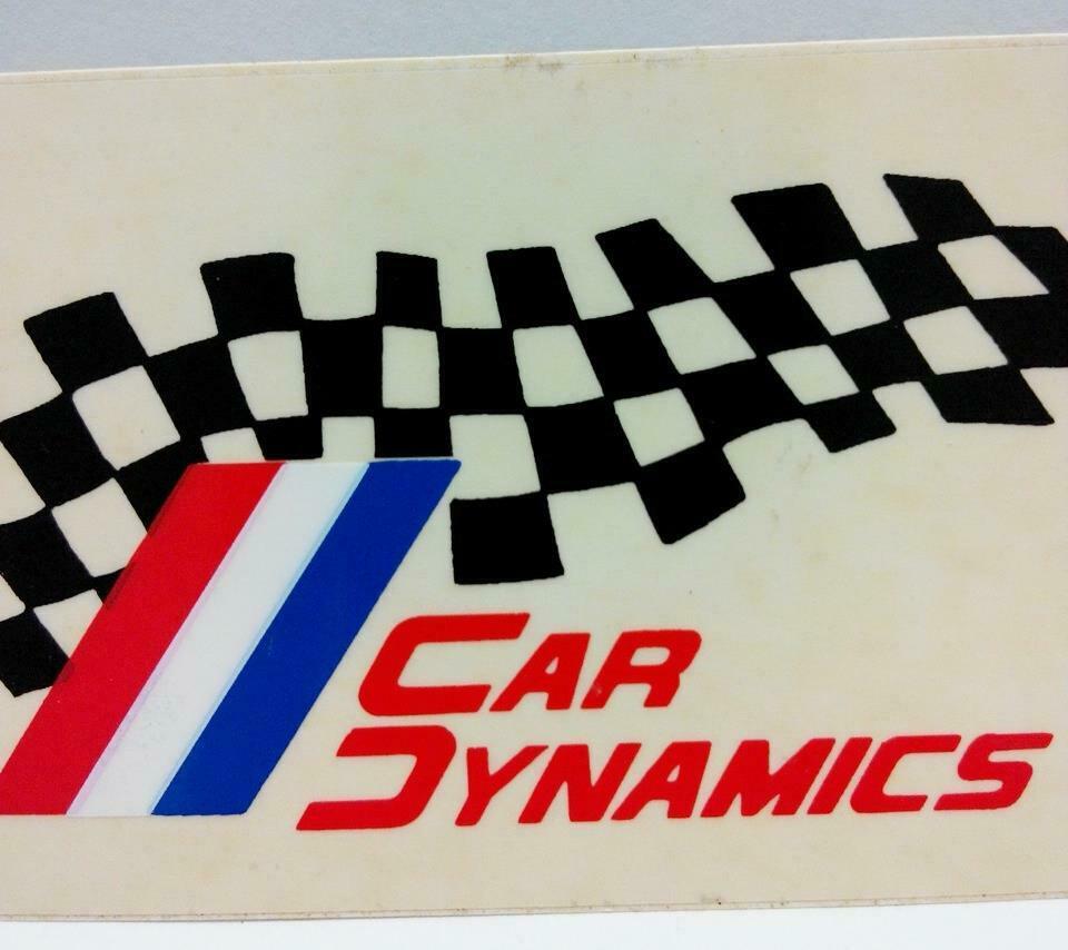Vintage 80’s Sticker Car Dynamics F/S (A792)