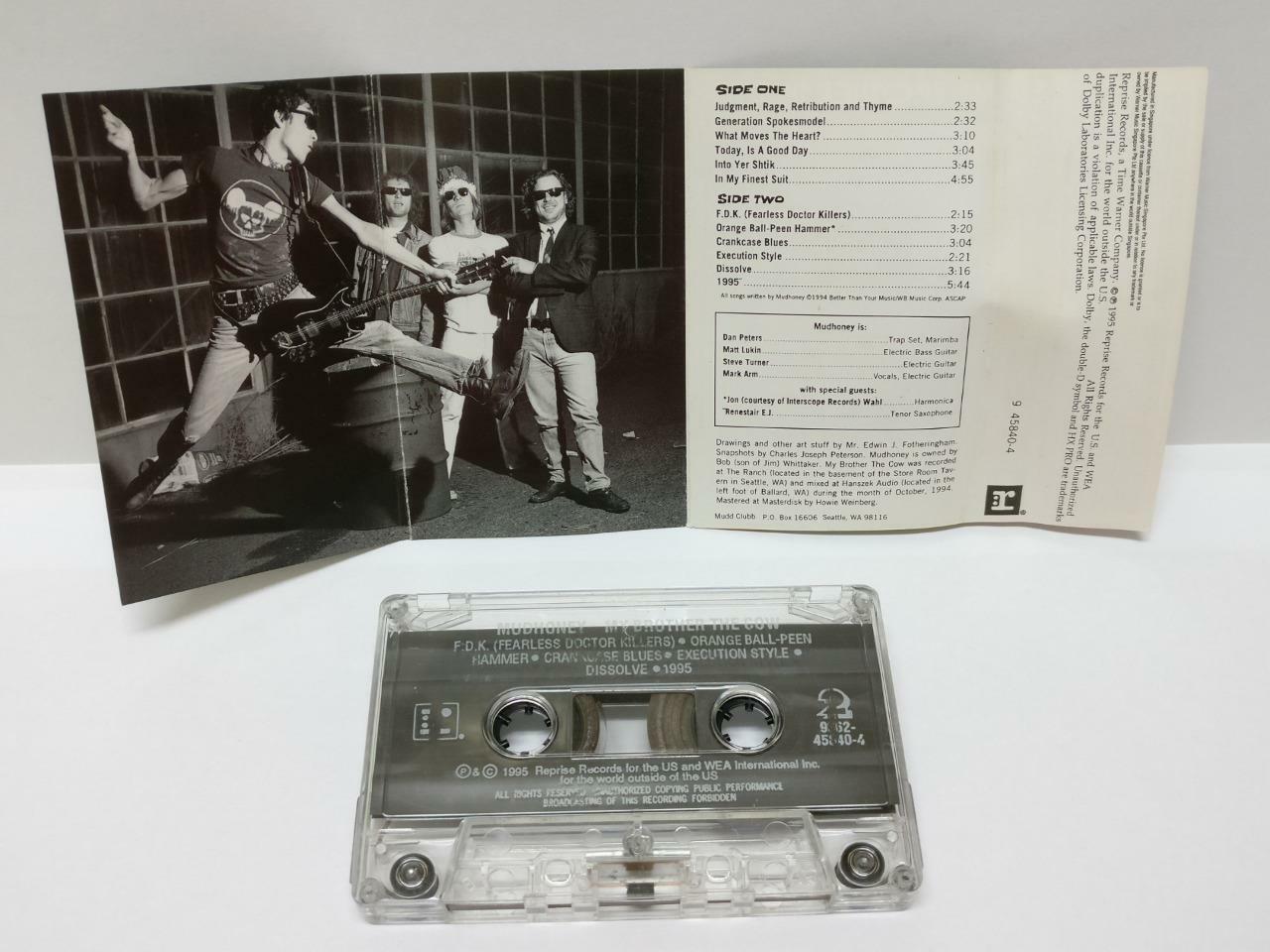 Mudhoney My Brother The Cow Pop Art Cover 1995 Rare Singapore Cassette (CT159)
