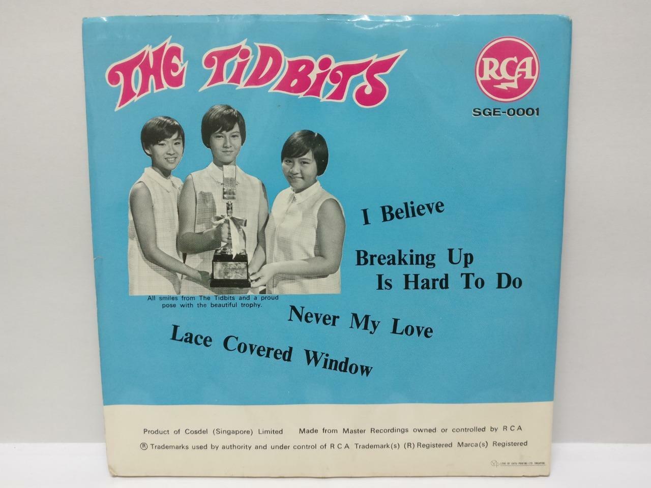 Rare Singapore Teen Girl The Tidbits I Believe G/F Cosdel English 7" (EP210)