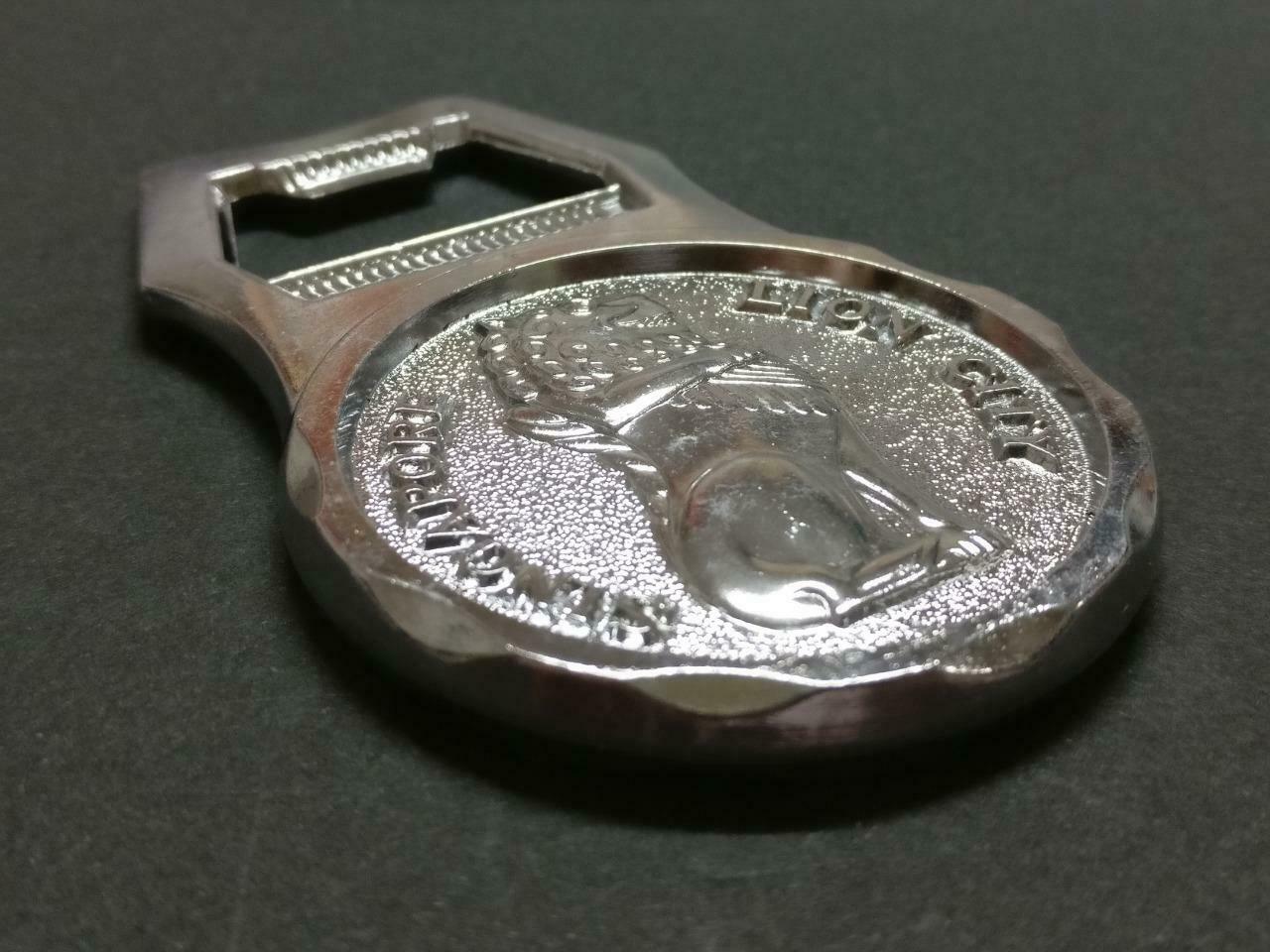 LP888 Rare Vintage Singapore Lion City Souvenir Metal Bottle Opener F/S B968 *2