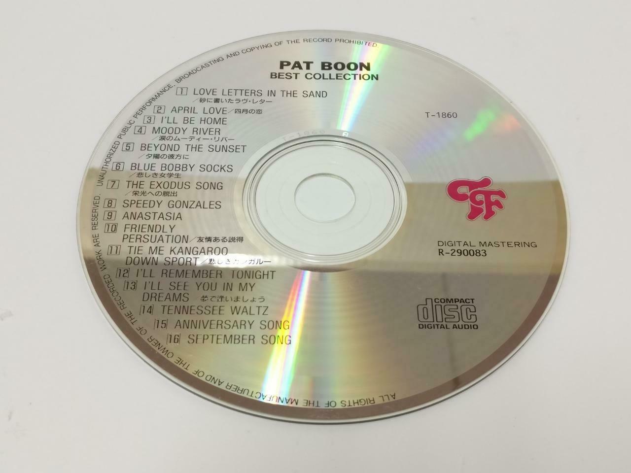 Pat Boon Best Collection Moon River Tennessee Waltz Rare Japan CD CDS483
