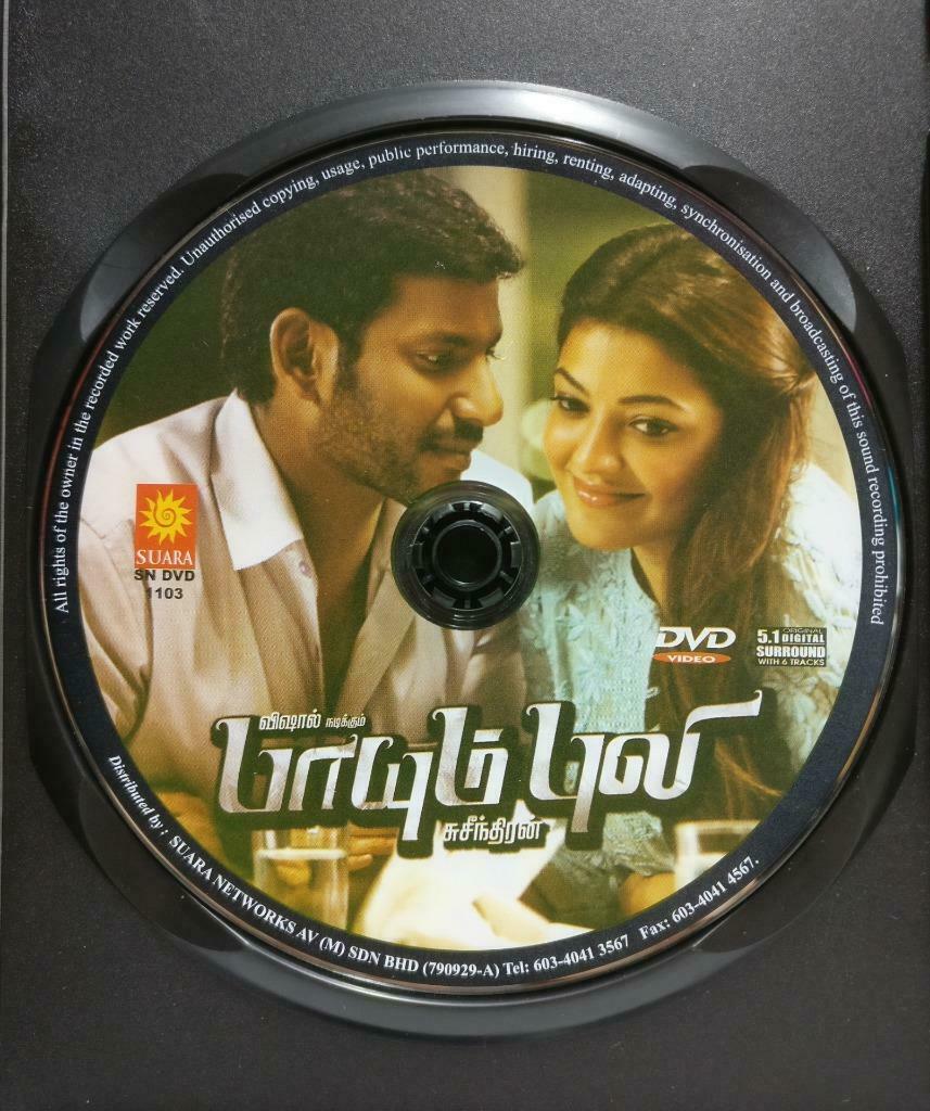 India Bollywood Tamil Movie Paayum Puli Vishal 2015 Malaysia DVD CD1030