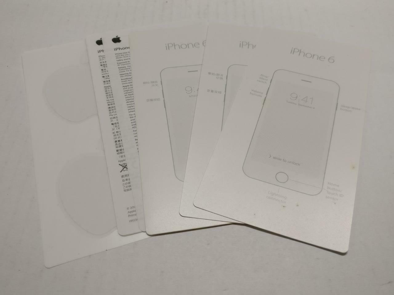 Apple iPhone 6 64GB With Info Papers & Sticker White Empty Box Only (BX041)