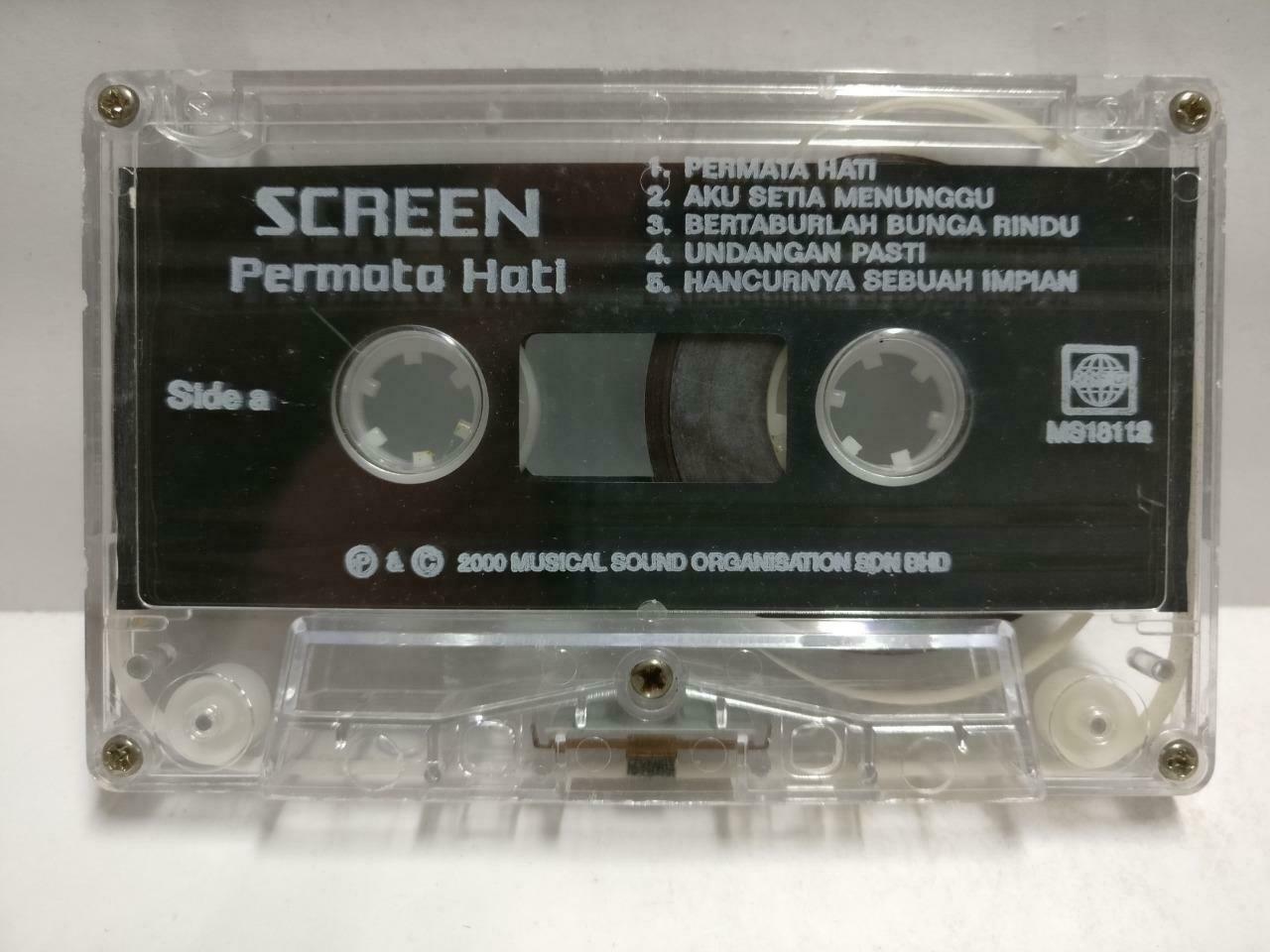 Malay Rock Band Screen Permata Hati 2000 Rare Malaysia Promo Melayu Cassette CT742