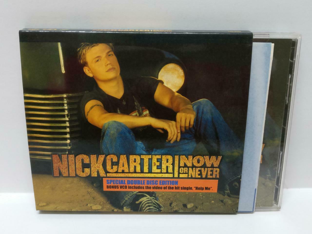 Backstreet Boys Nick Carter Now Or Never 2002 Mega Rare Singapore CD + VCD CD466