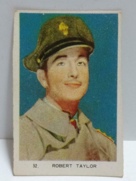 Vintage Actor Robert Taylor Colour Mini Photo Trading Card F/S (A2322)