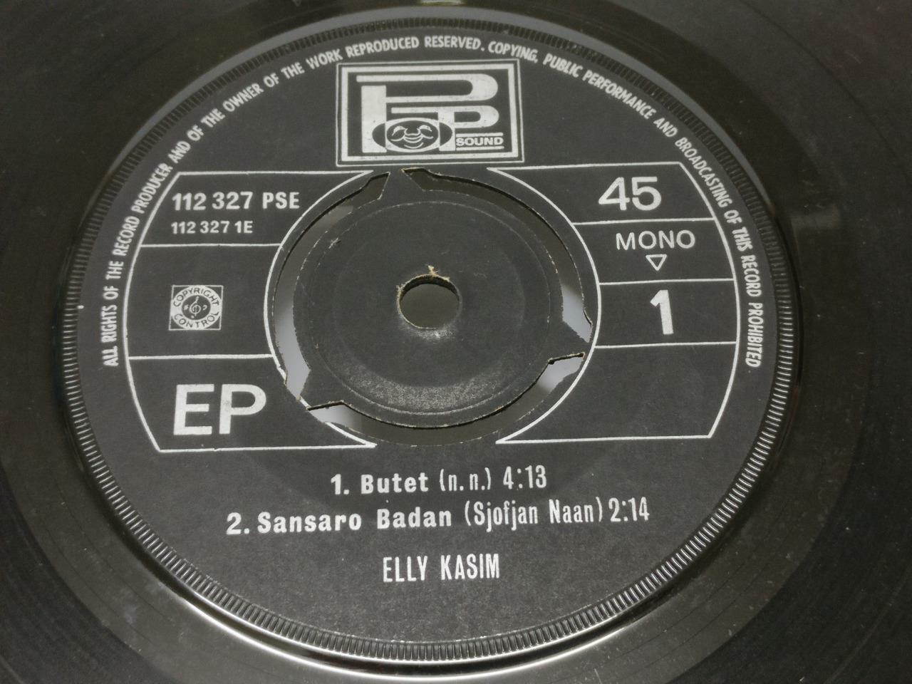 Indonesia Malay Elly Kasim Butet Psych Garage Rare Singapore 7" EP 45 RPM EP375
