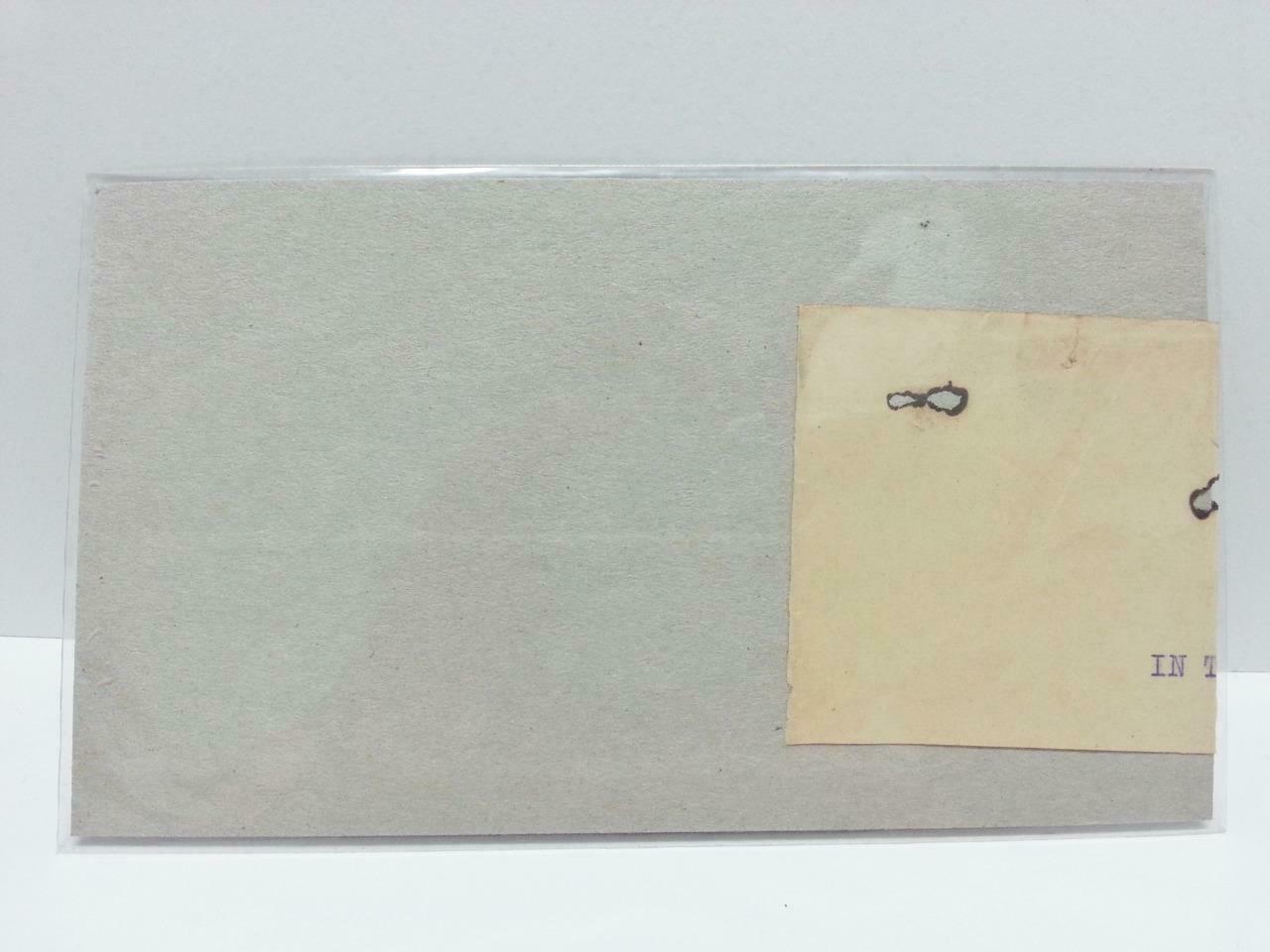 Vintage Singapore Straits Settlement Document Postage Stamp $3 Revenue (AC266)