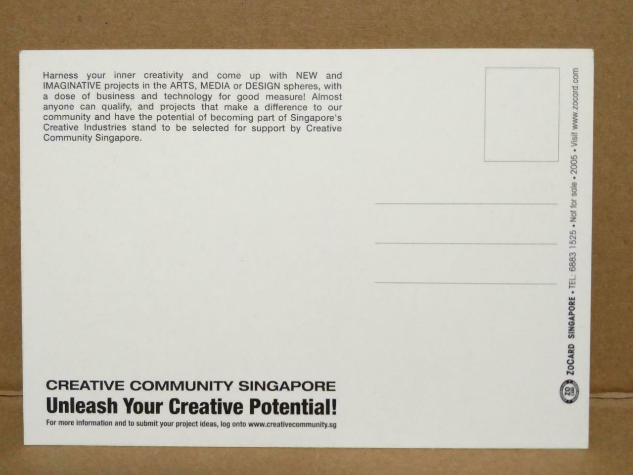 LUCKYPIGEON Creative Community Singapore Ad Postcard (C2059)