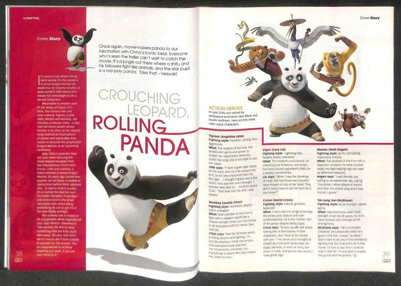 Singapore Lifestyle Magazine Kungfu Panda The Incredible Hulk 2008 F/S M113 E
