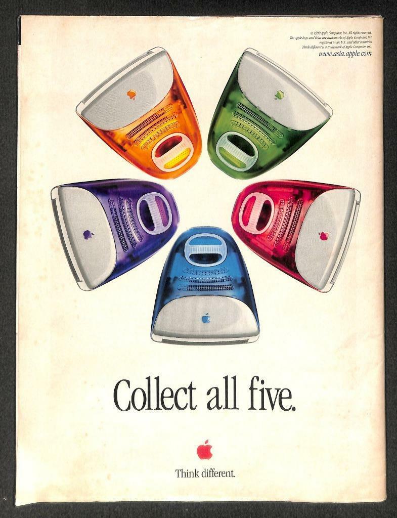 Singapore TIME Magazine Albert Einstein Robert Goddard 1999 Apple Computers M015