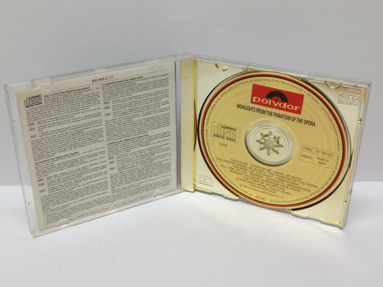 LK888 Singapore Highlights The Phantom Of The Opera Rare Japan CD (831) (CD563)
