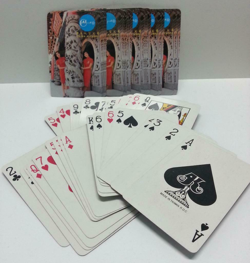 Rare Unsealed China Airlines Playing Cards Souvenir (A1043)