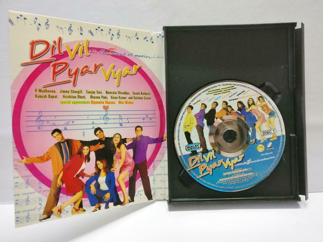 India Bollywood Hindi Movie Dil Vil Pyar Vyar Madhavan Malaysia 3x VCD CD1000
