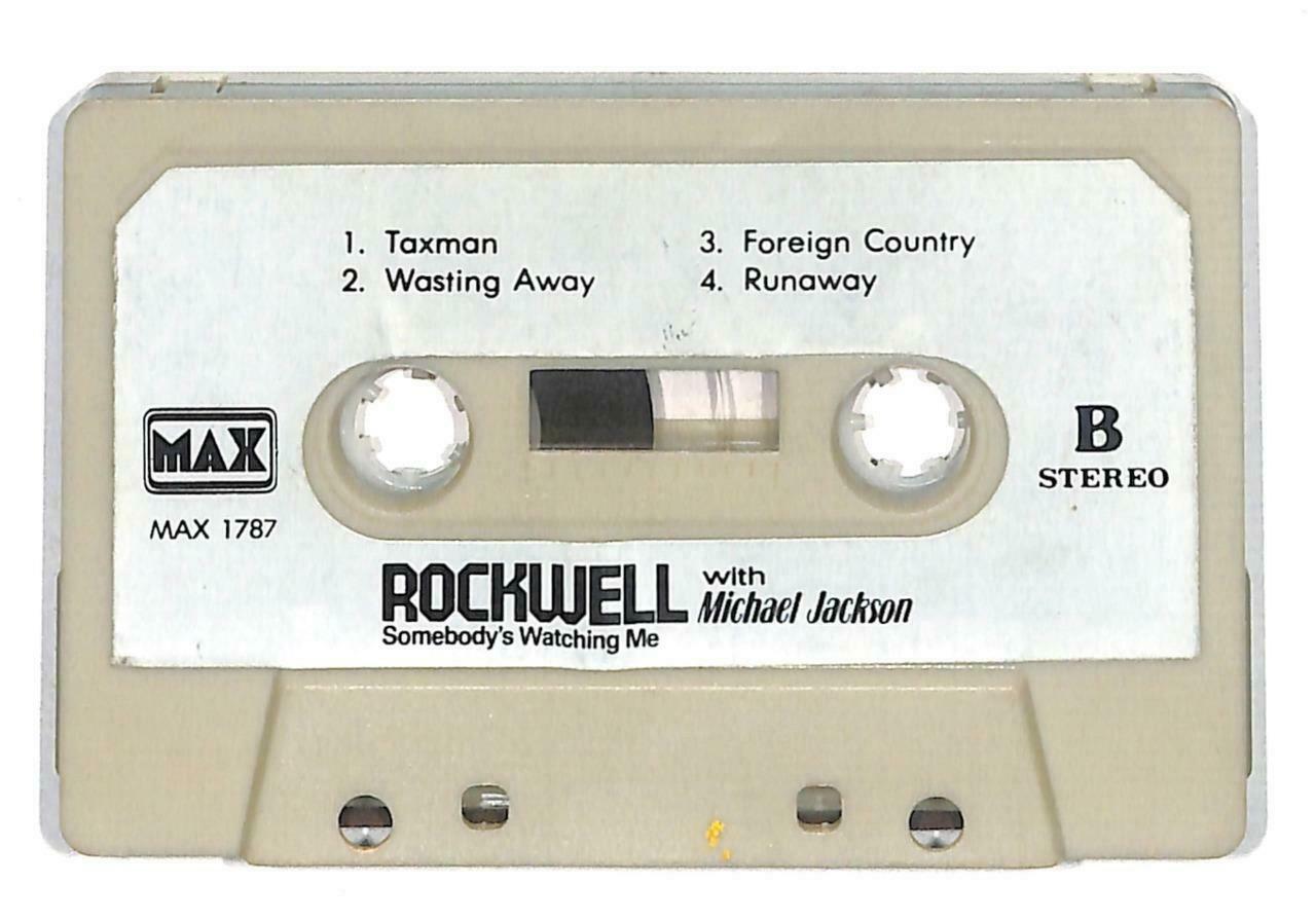 Rare Michael Jackson MJ Somebody's Watching Me Singapore English Cassette CT930