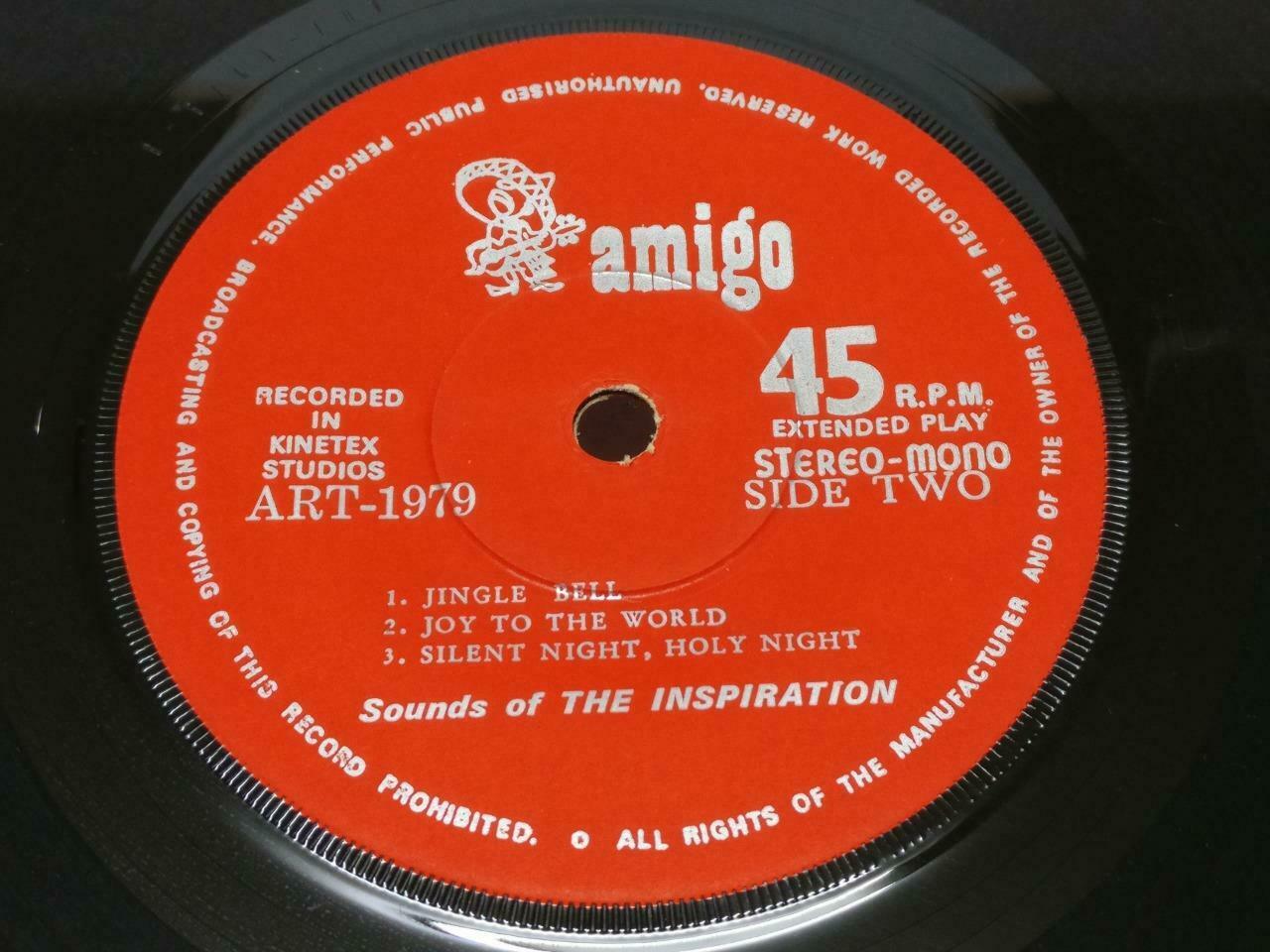 Singapore Rare The Inspiration Band Play Merry Christmas Songs EP 7" EP116