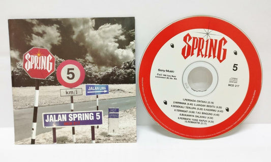 Malaysia Malay Band Spring 5 1996 Malaysia Melayu CD (CD724)