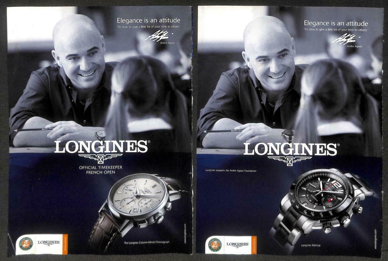 Vintage Longines Watch 林志玲 Lin Chi Ling Magazine Advertisement Print Ad x 4 P911