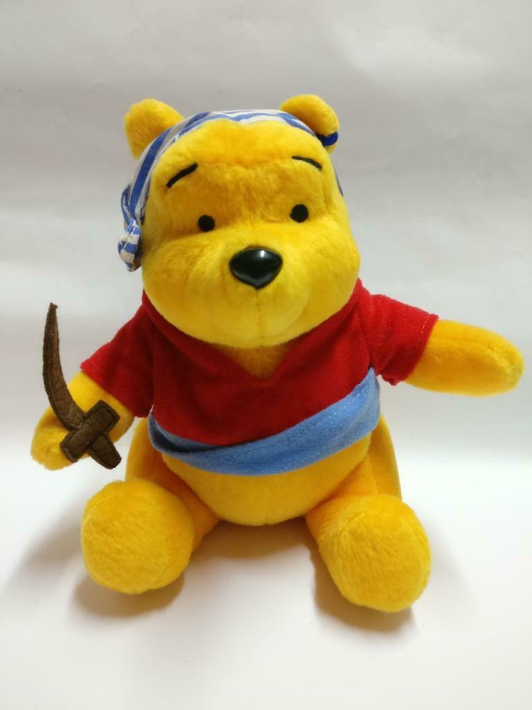 McDonald's Winnie The Pooh Pirate With Sword 7" Plush Soft Toy F/S (PTY108)