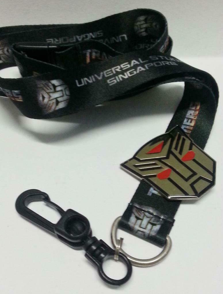 Universal Studios Singapore USS Transformers Lanyard Souvenir F/S (B028)