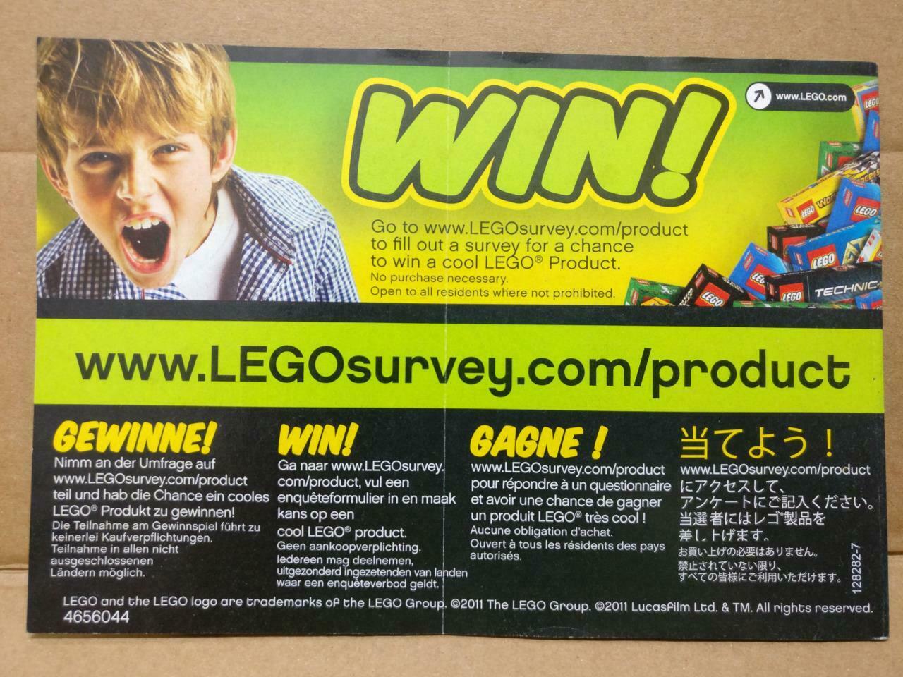 LEGO No. 7279 Manual Instructions Catalog Booklet (LG002)