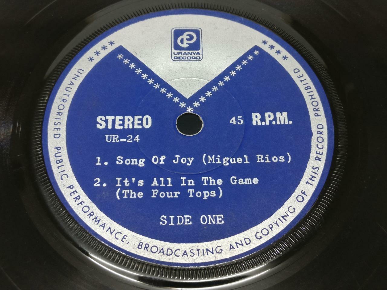 Free Miguel Rios The Four Tops Rare Cover & Label Singapore 7" EP (EP019)