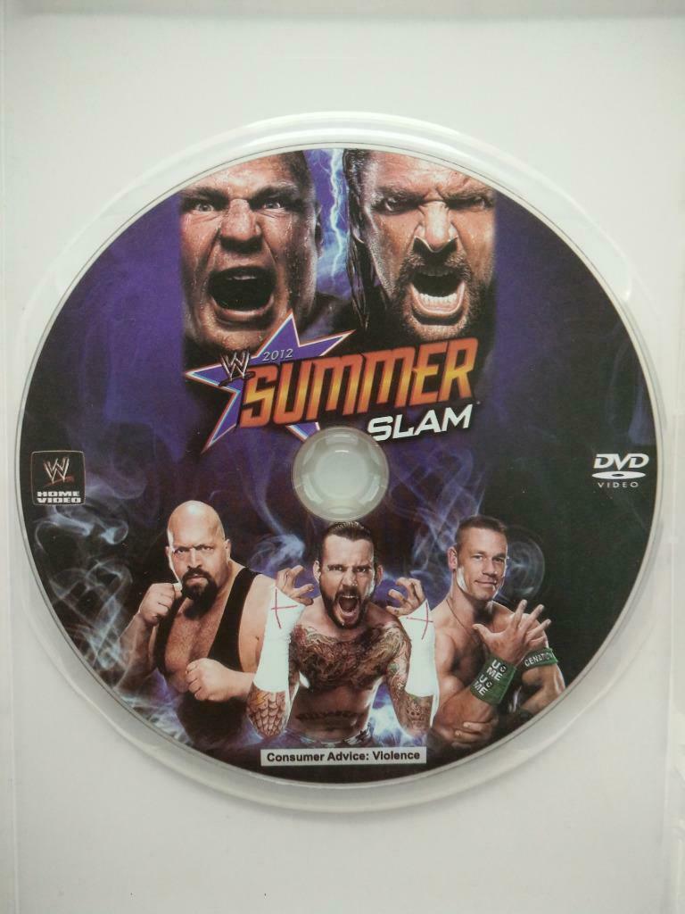 WWE WWF Wrestling Chris Jericho CM Punk Summer Slam 2012 Singapore DVD (A860)