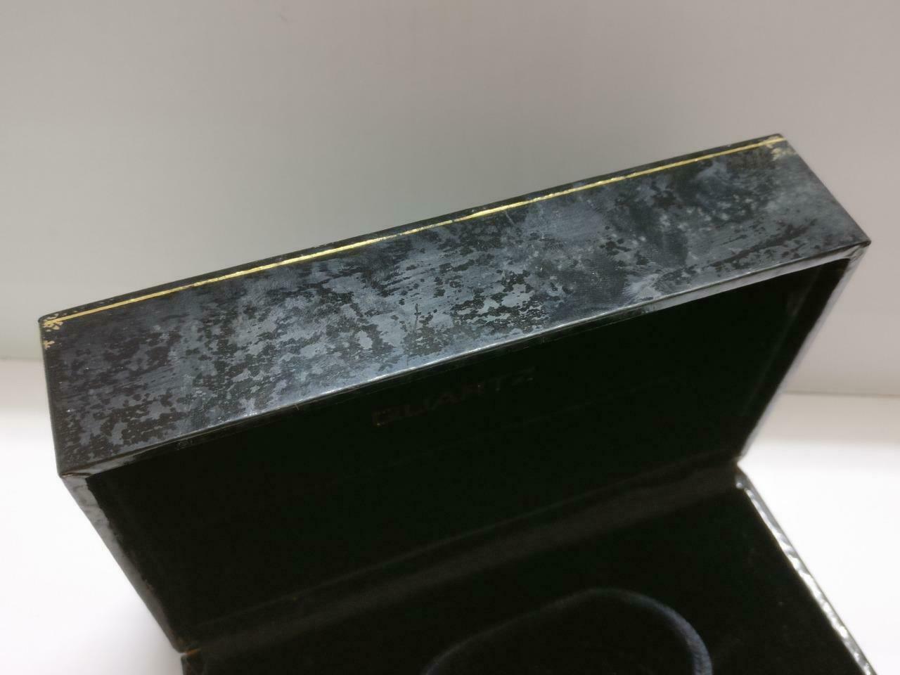 Vintage Japan Seiko Quartz Watch Rectangle Black Empty Box Gift Box (BX028)