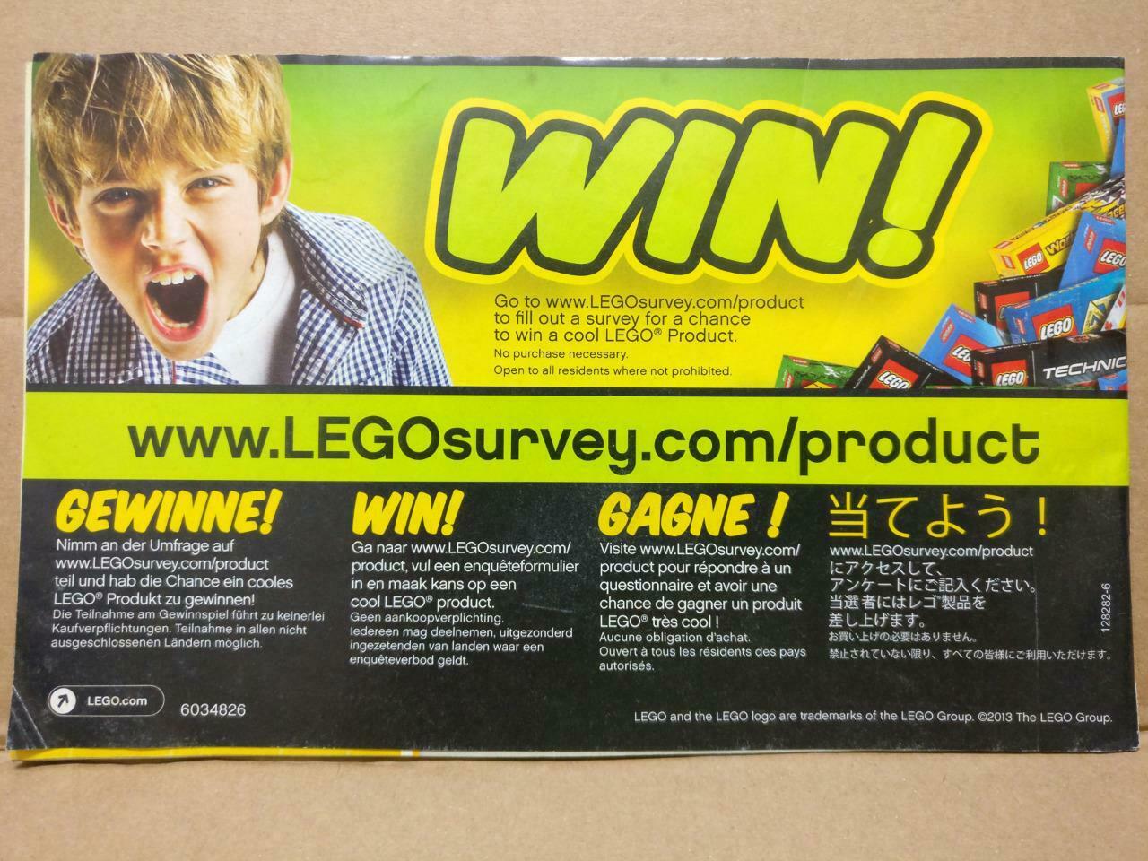 LEGO No. 70502 Ninjago Manual Instructions Catalog Booklet (LG031)