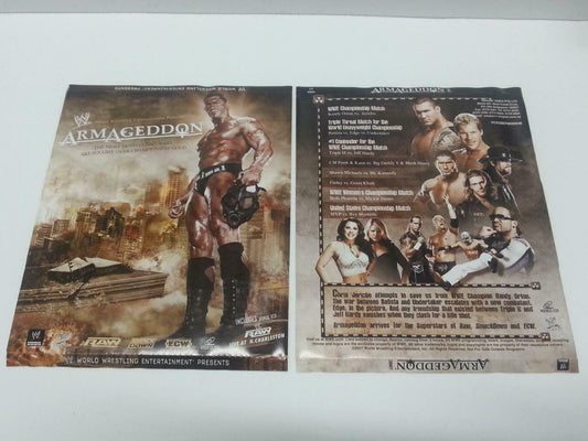 WWE WWF Wrestling Armageddon 2007 Singapore Only 4x VCD Video CD OOP (A855)