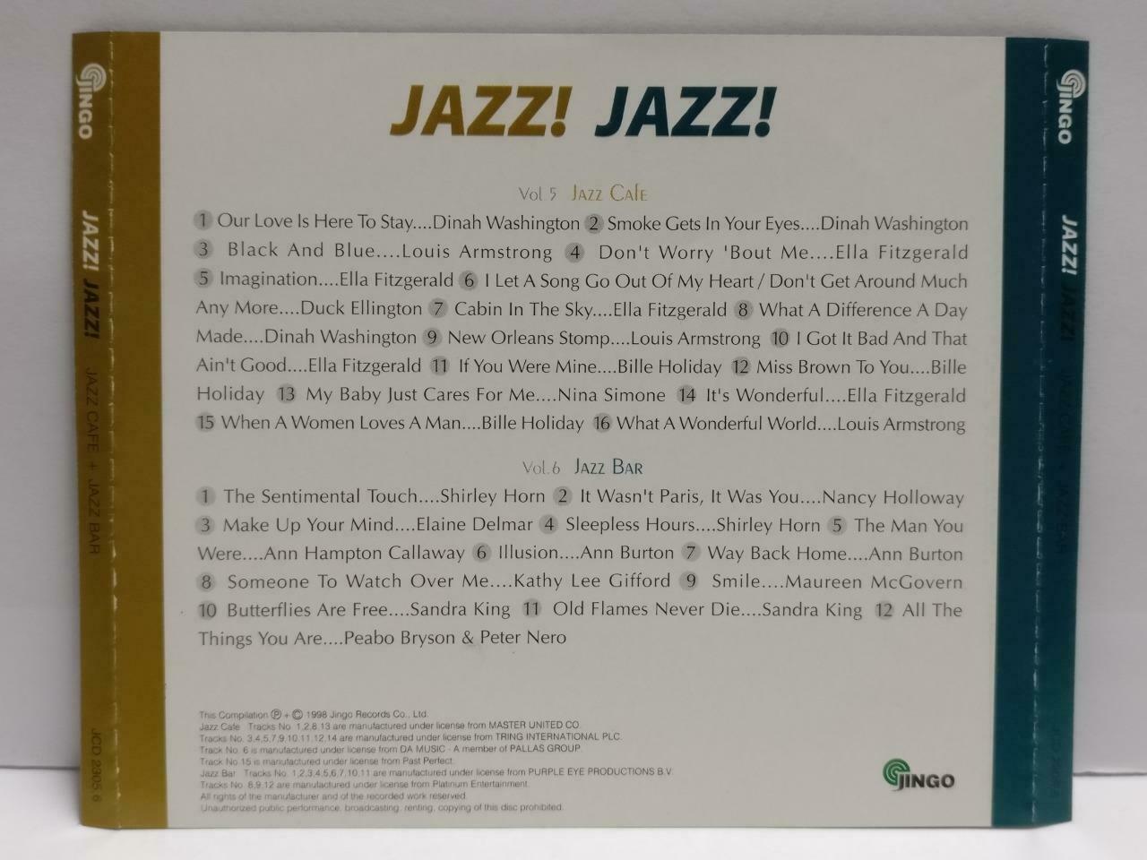 JAZZ! JAZZ! Louis Armstrong Ella Fitzgerald Sandra King 1998 Gold 2x CD (CDS333)