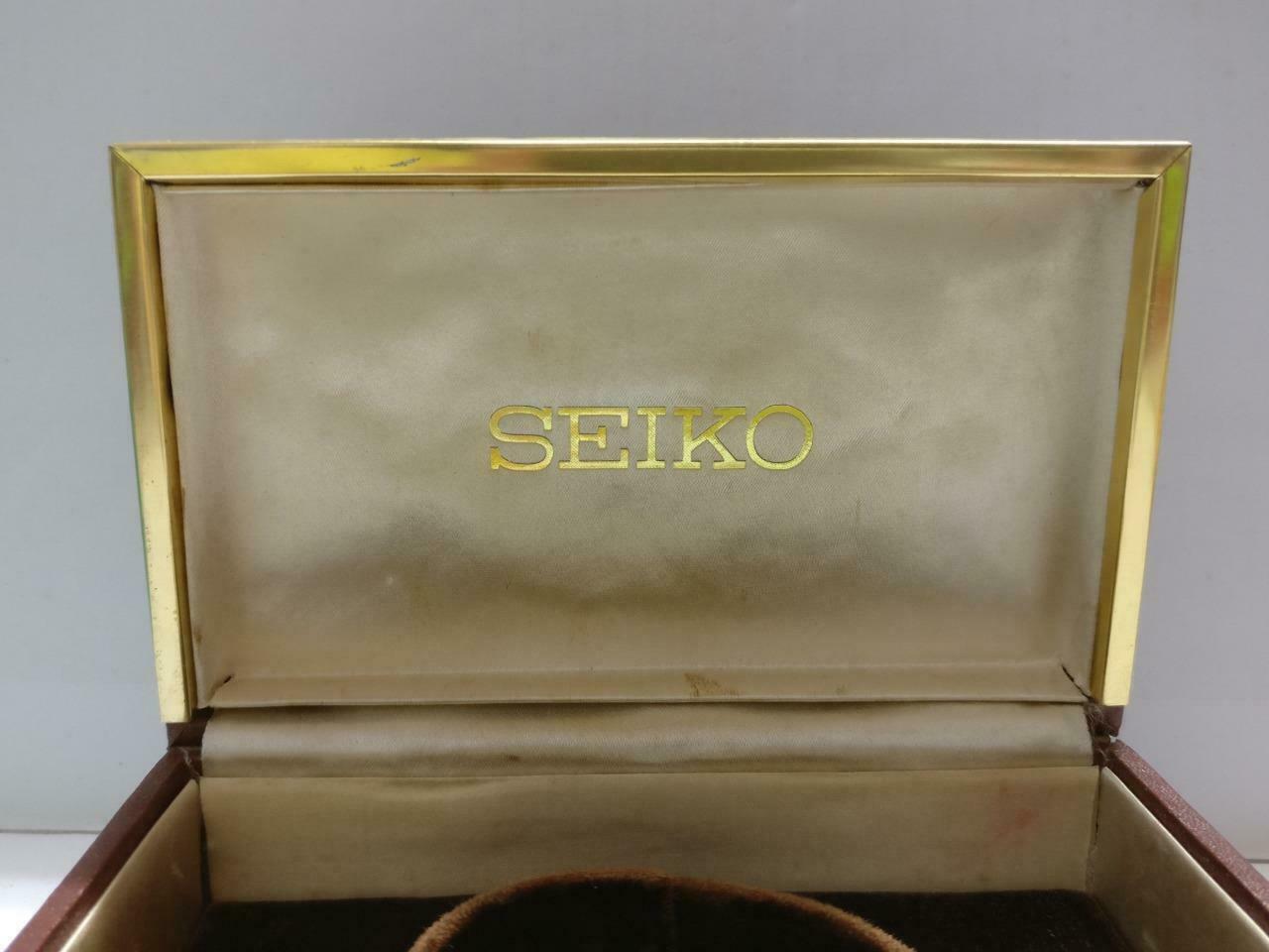 Vintage Japan Seiko Watch Rectangle Empty Box Gift Box (BX029)