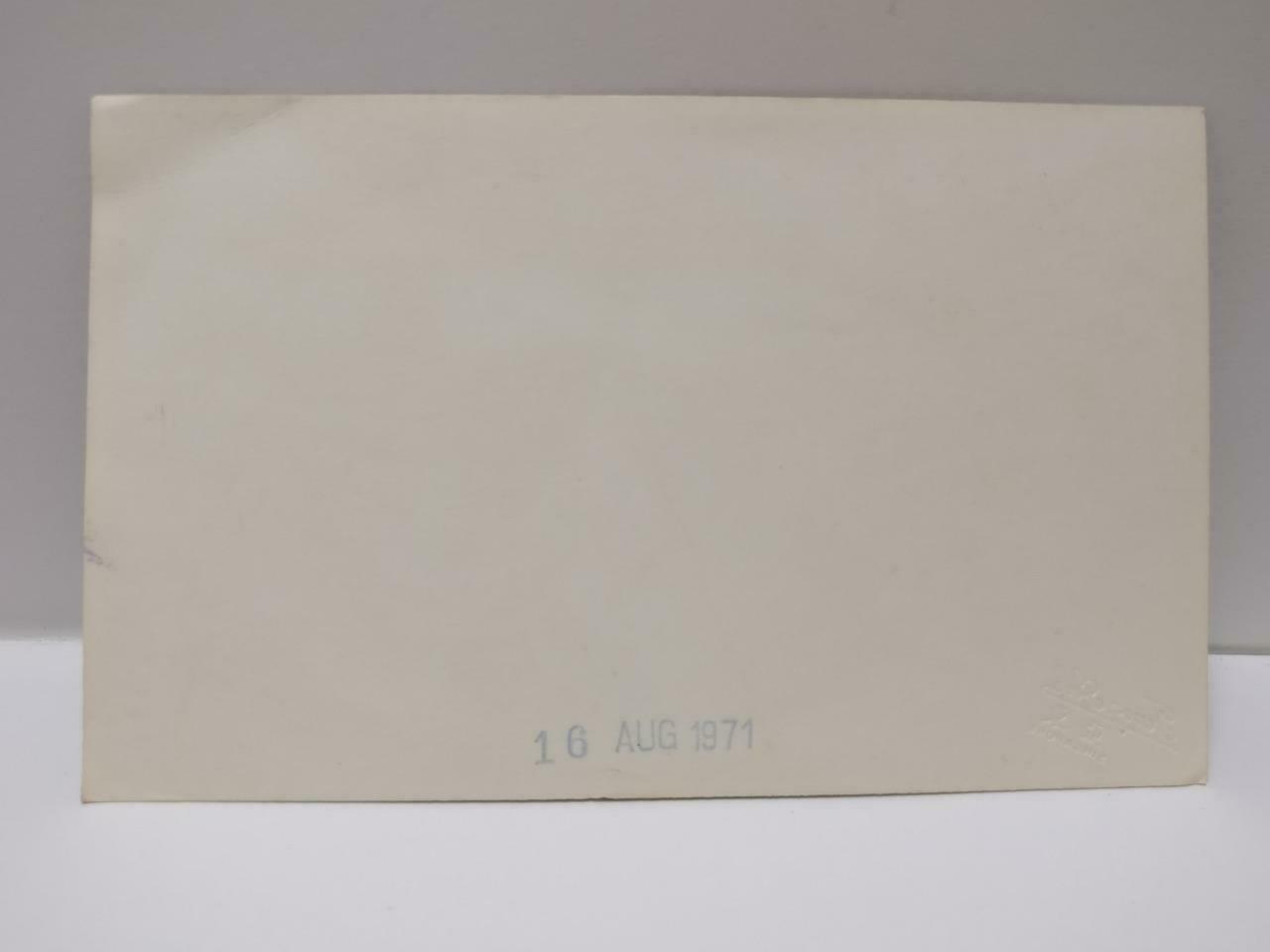 1971 Vtg Chinese Cute Baby Boy Sitting In A Retro Chair Studio B&W Photo (P493)