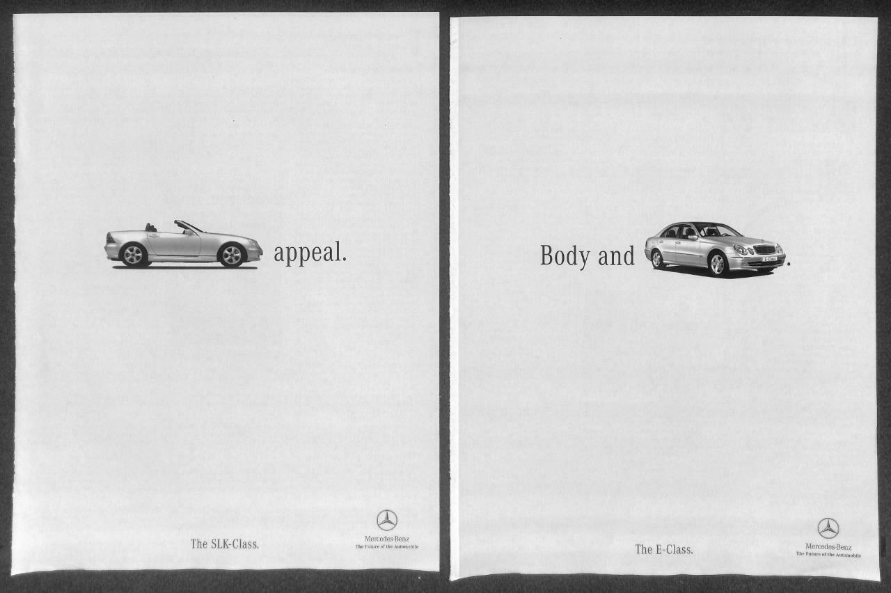 Vintage Mercedes-Benz Car Magazine Advertisement Print Ad x 19 (P887)