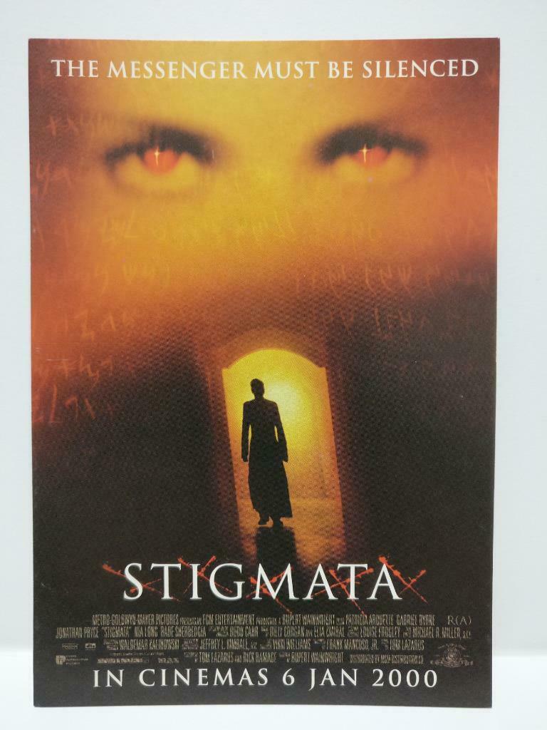LUCKYPIGEON888 Movie Stigmata Patricia Arquette 1999 Singapore Postcard (E0370)