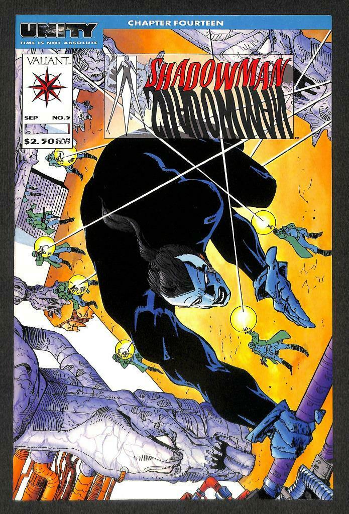 Valiant UNITY Shadowman Sept No. 5 Ch 14 Animation Cartoon Comic Book (A1756)