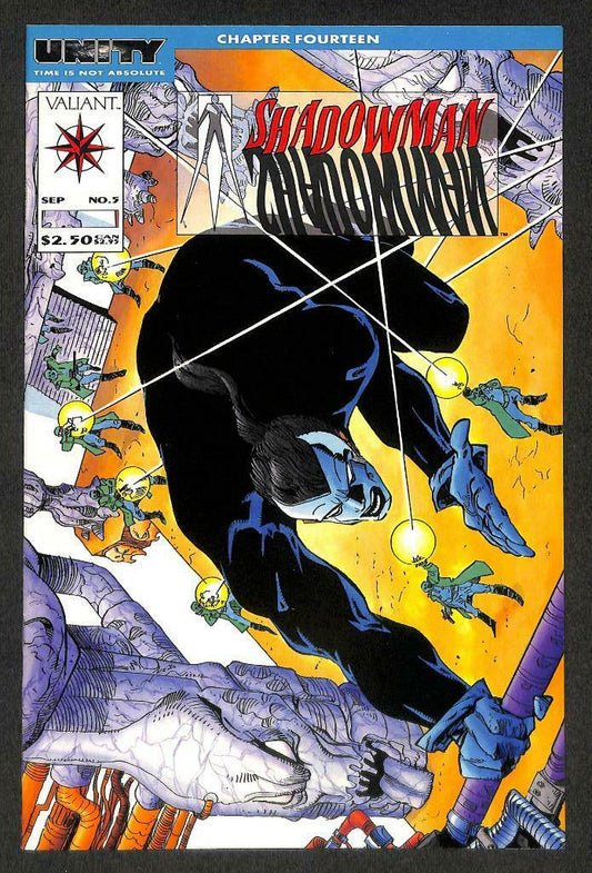 Valiant UNITY Shadowman Sept No. 5 Ch 14 Animation Cartoon Comic Book (A1756)