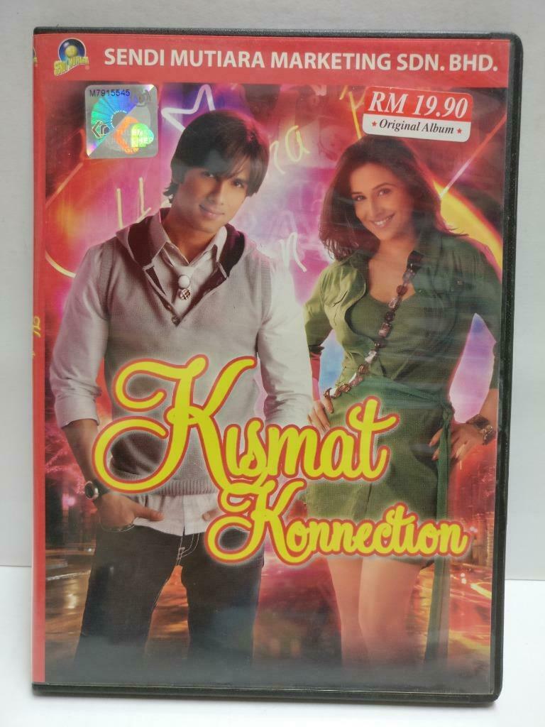 India Bollywood Movie Kismat Konnection Shahid K. Malaysia Video 2x VCD CD1020