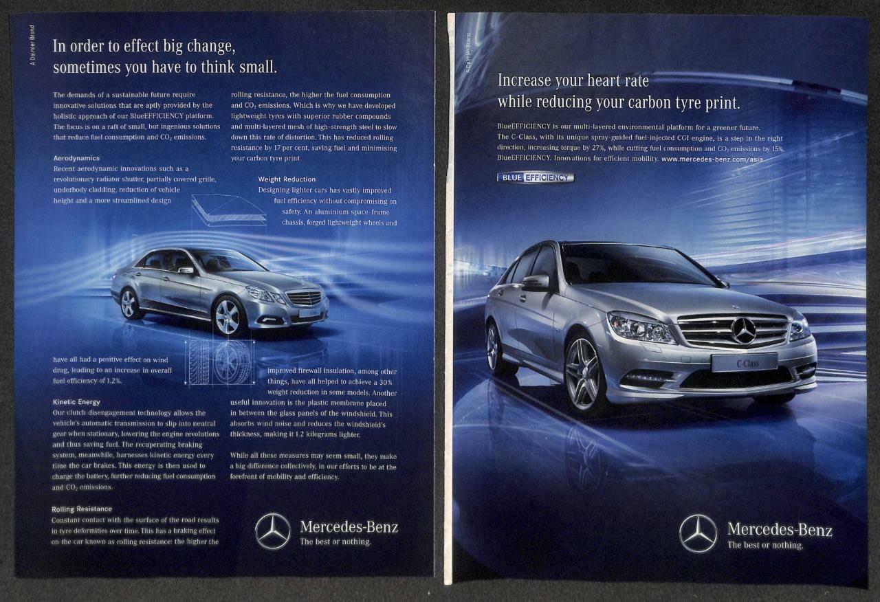 Vintage Mercedes-Benz Car Magazine Advertisement Print Ad x 19 (P887)