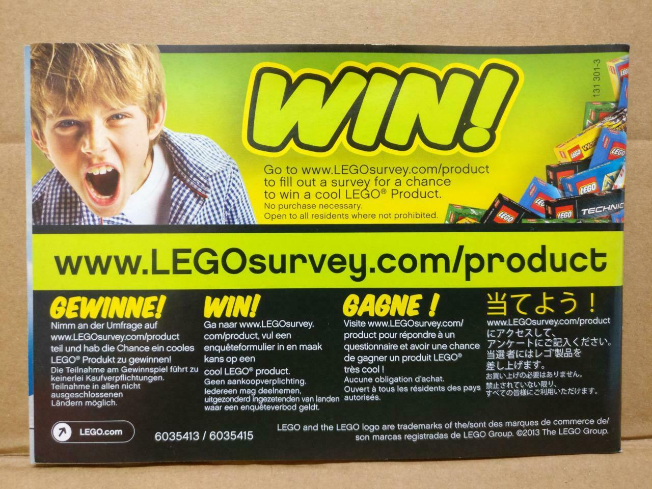 LEGO No. 31002 Manual Instructions Catalog Booklet (LG004)