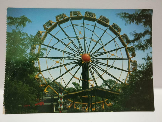 Vintage The Zulu Kansas City Missouri Amusement Park Color Postcard (P588)