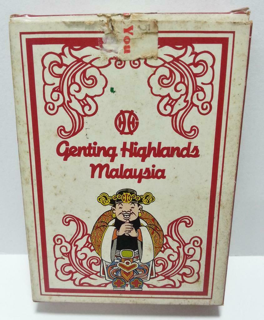 Rare Unsealed Genting Highlands Malaysia New Year Playing Cards Souvenir (A1090)