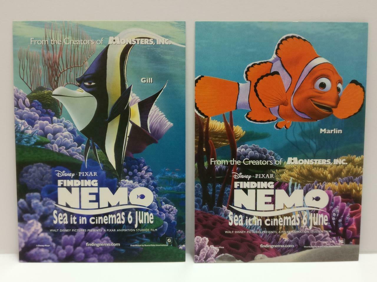 LUCKYPIGEON888 Cartoon Movie Nemo Fish Shark Blue Sea Postcard Lot Of 14 E0456