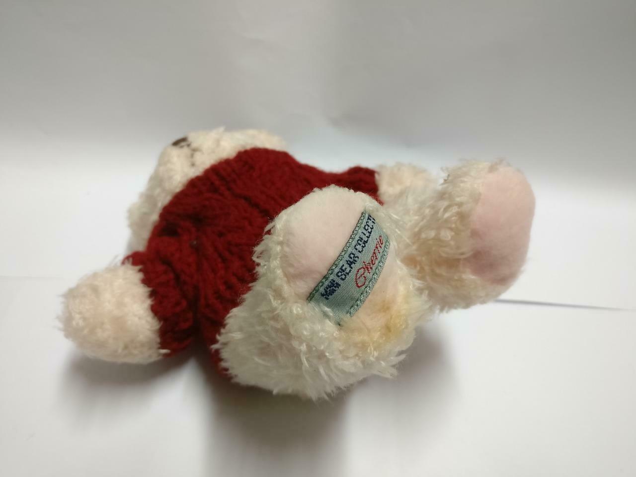 Cherrie Teddy Bear With Red Knitted Sweater 6" Plush Soft Toy F/S (PTY040)