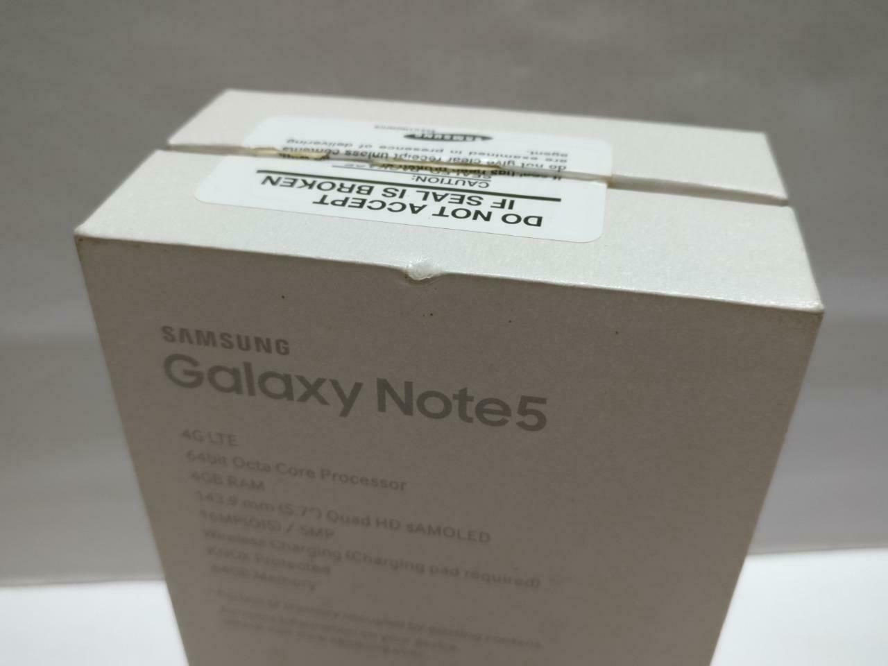 Samsung Galaxy Note 5 64GB With Manual Empty Box Only No Phone (BX075)