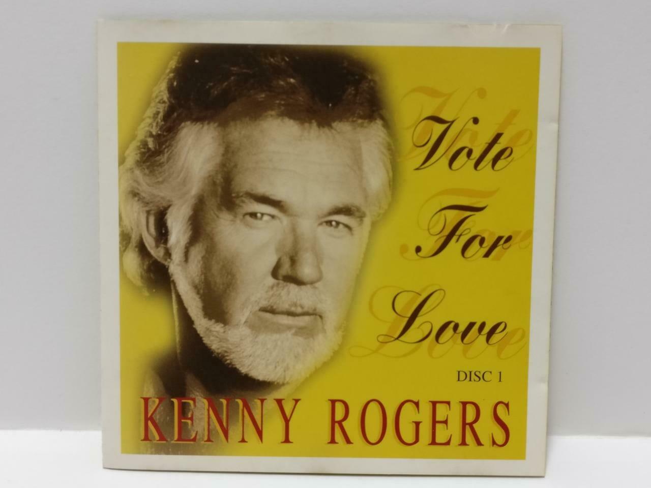 Kenny Rogers Vote For Love 1997 Mega Rare Rock Record Singapore CD CDS487