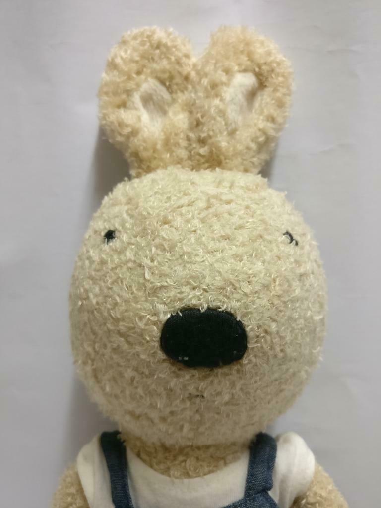 Japan Le Sucre Bunny Blue Jumper Cute Rabbit 16" Plush Soft Toy F/S (PTY077)