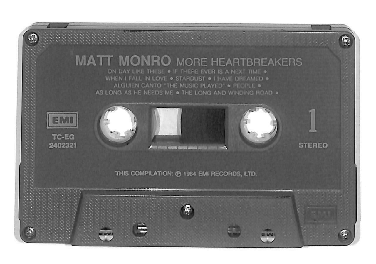 Rare Matt Monro More Heartbreakers Stardust EMI Malaysia English Cassette CT884